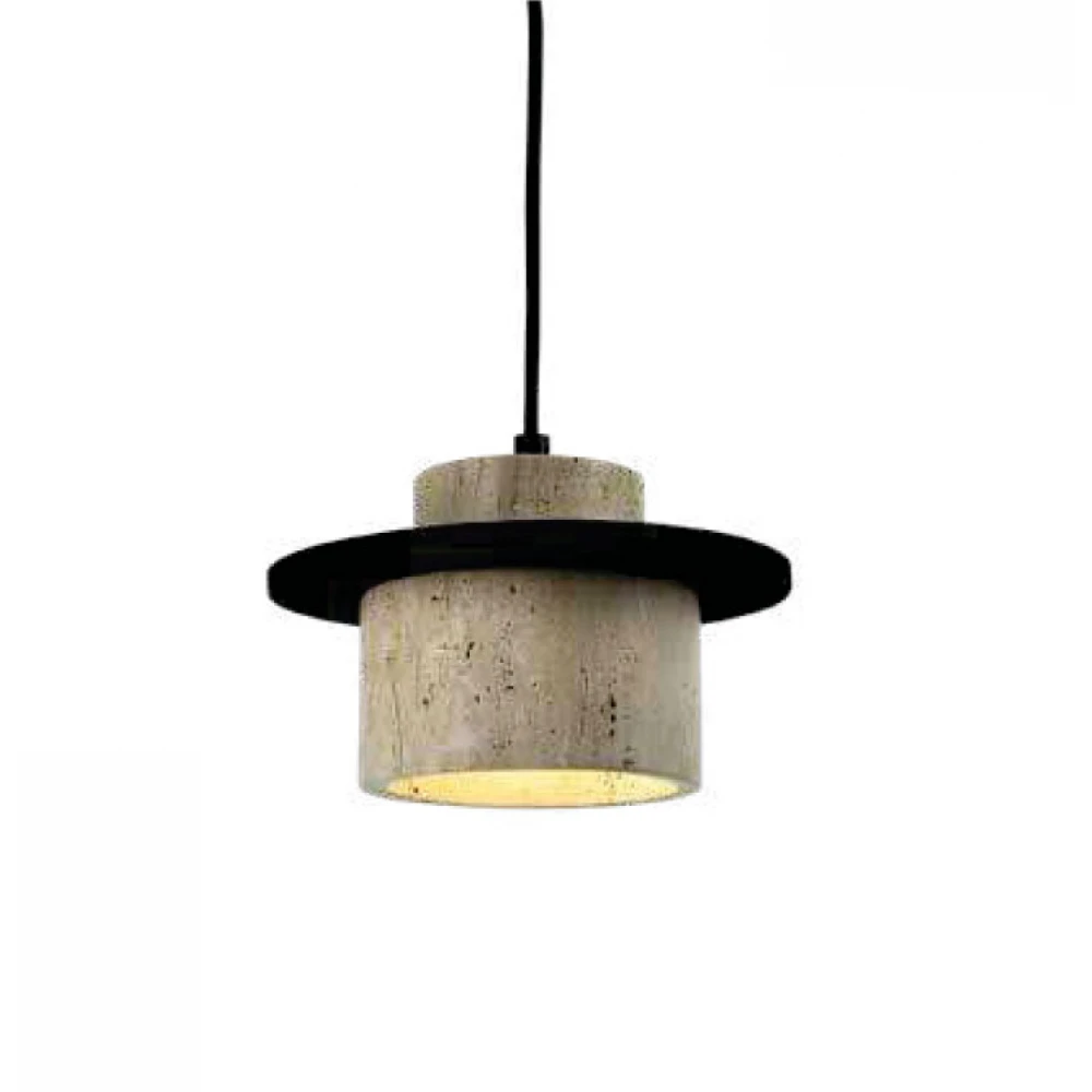 Inlight Κρεμαστό φωτιστικό από Μάρμαρο τραβερτίνη 1xE27 - Calisto Vein