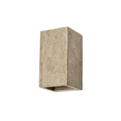 Inlight Φωτιστικό Τοίχου από Μάρμαρο τραβερτίνη Ορθογώνιο G9 - CALISTO BEAM