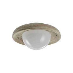 Inlight Φωτιστικό Οροφής - Τοίχου από Μάρμαρο τραβερτίνη 2xG9 - CALISTO CRATER