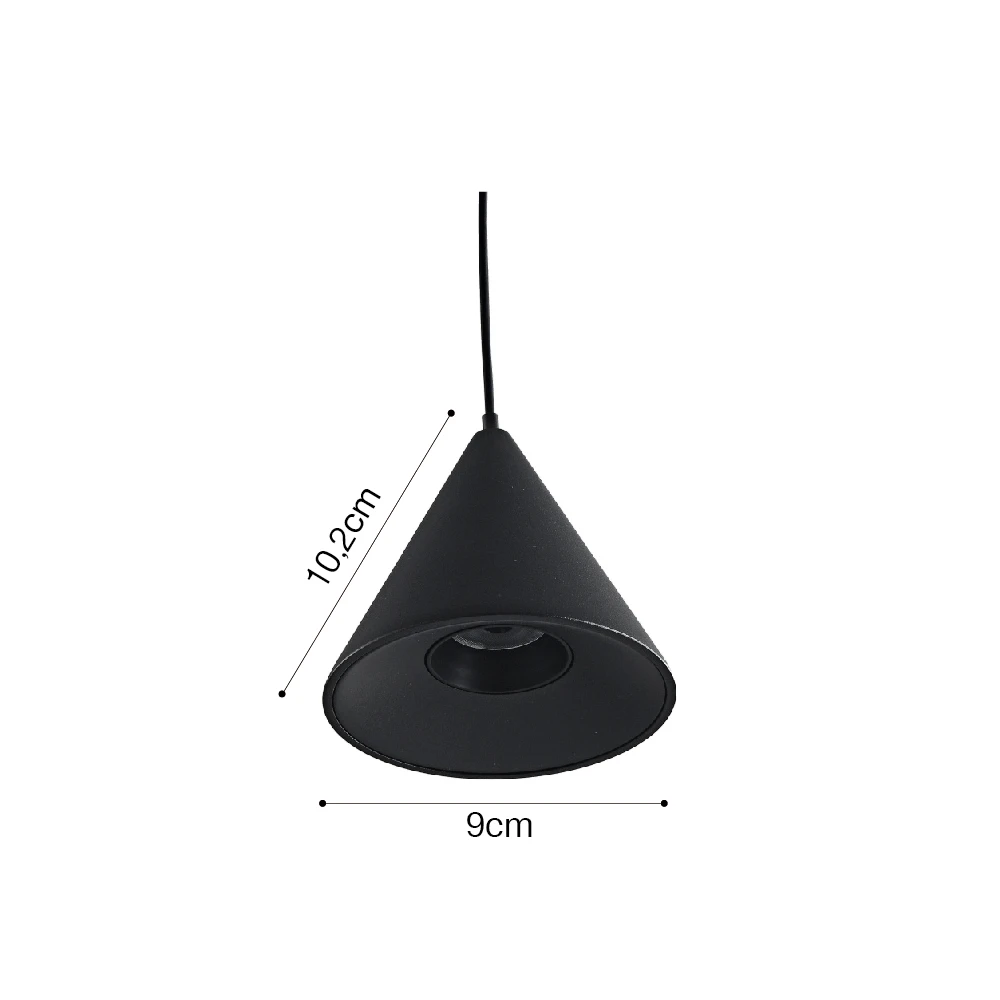Inlight Φωτιστικό LED 7W 3000K για Chandler Track σε μαύρη απόχρωση D:9mx10,2cm (13C-00101)