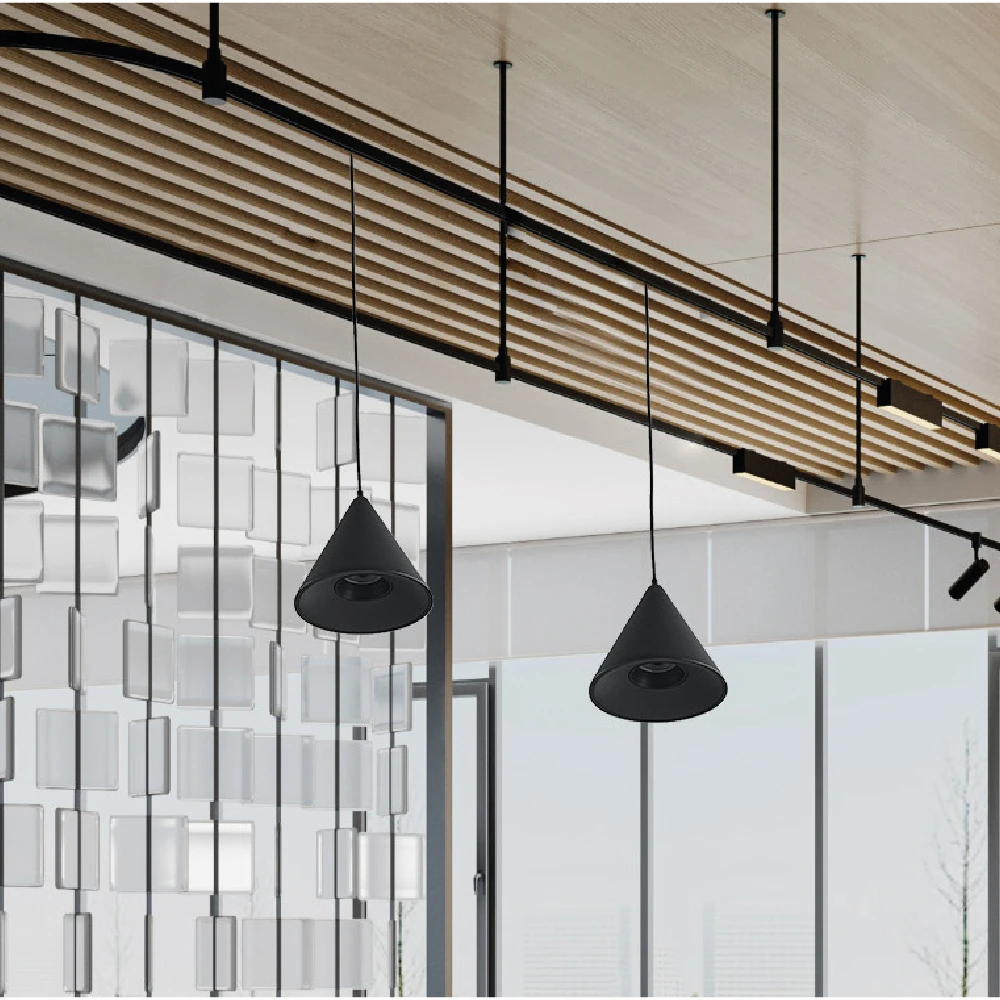 Inlight Φωτιστικό LED 7W 3000K για Chandler Track σε μαύρη απόχρωση D:9mx10,2cm (13C-00101)