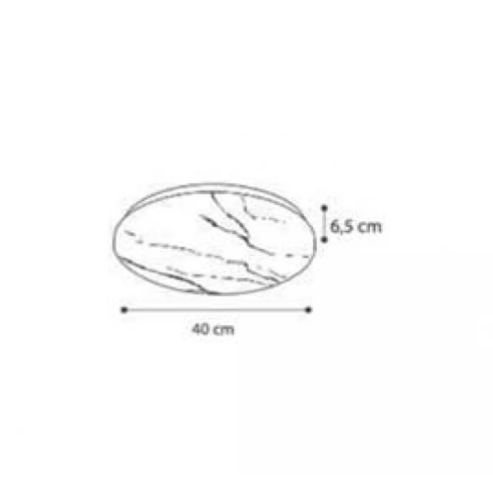 InLight LED Πλαφονιέρα Οροφής Από Λευκό Ακρυλικό 27W 4CCT 40cm - HALO