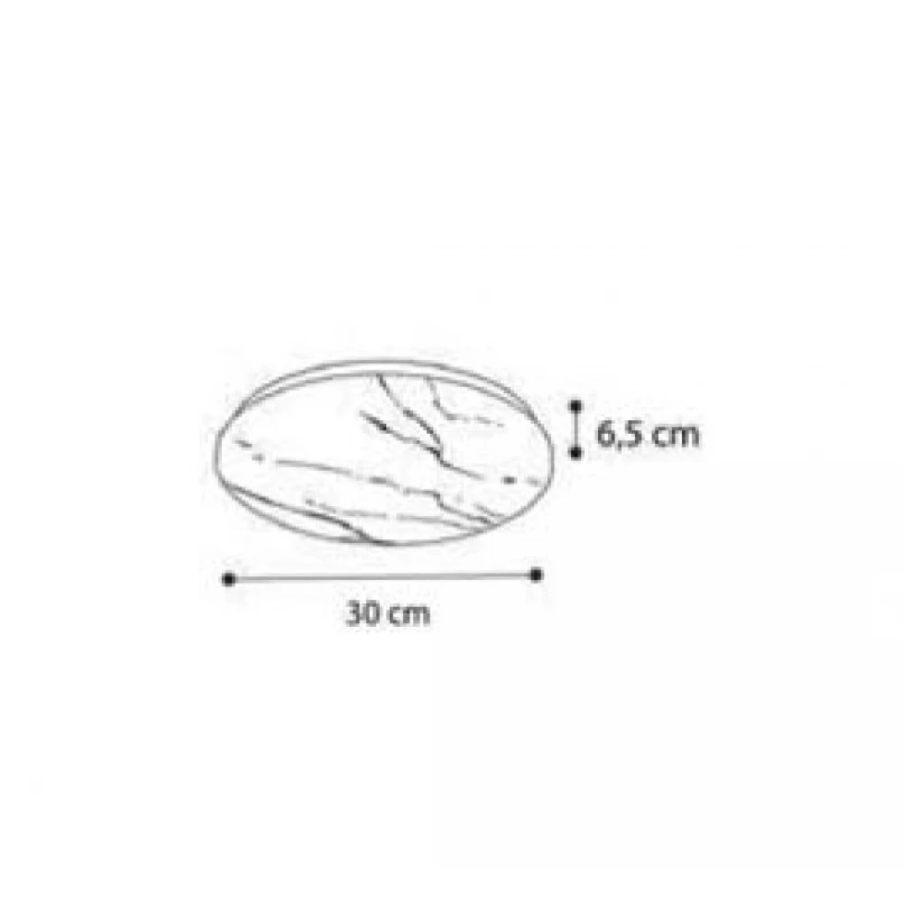 InLight LED Πλαφονιέρα Οροφής Από Λευκό Ακρυλικό 18W 4CCT 30cm - HALO