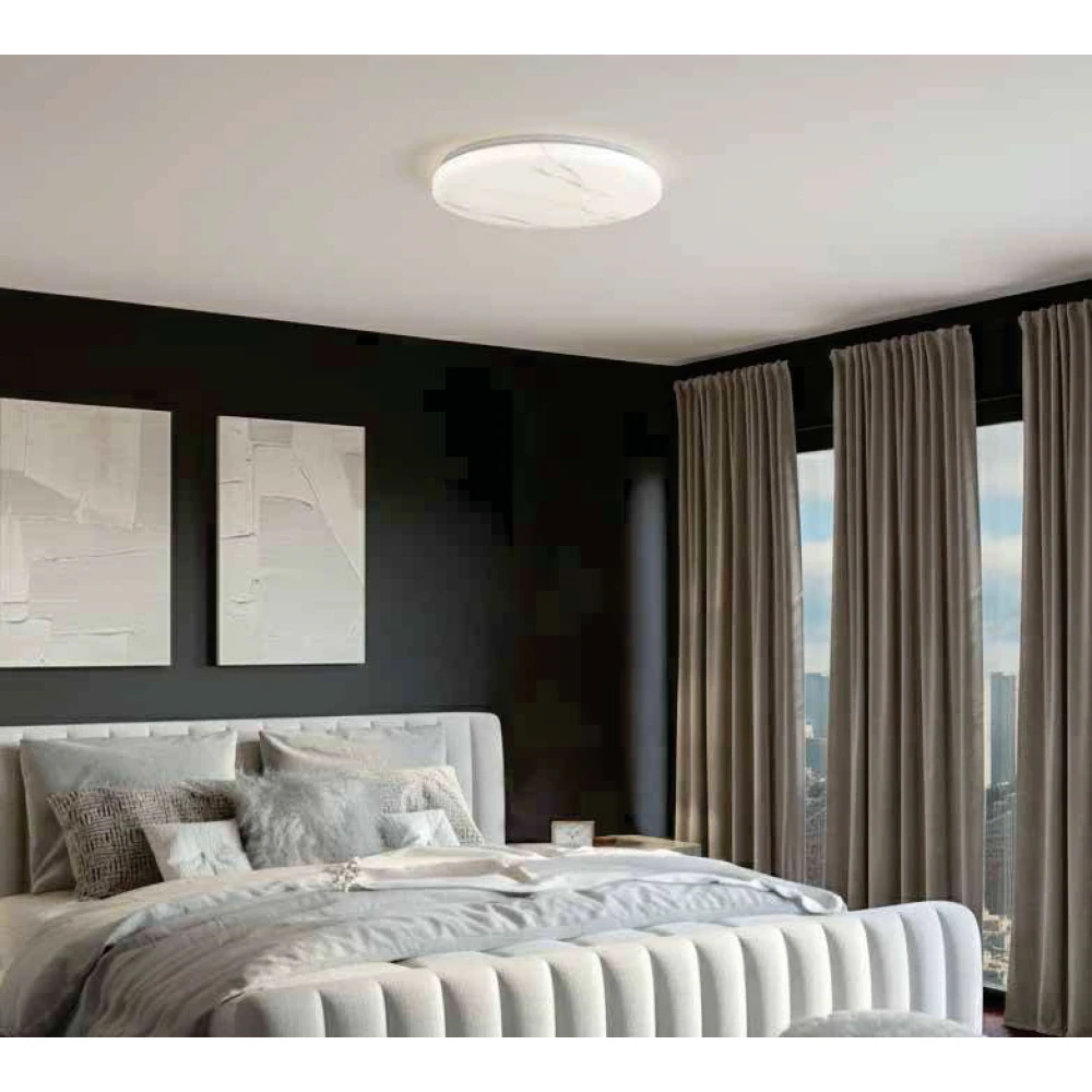 InLight LED Πλαφονιέρα Οροφής Από Λευκό Ακρυλικό 36W 4CCT 50cm - HALO