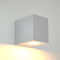 Norman 1xGU10 Απλίκα Εξωτερικού Χώρου Up ή Down Γκρι IP54 D:8cmx7cm - it-Lighting