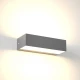 Martin LED 9W 3CCT Απλίκα Εξωτερικού Χώρου Up-Down IP65 Γκρι D17cm x 4.6cm - it-Lighting