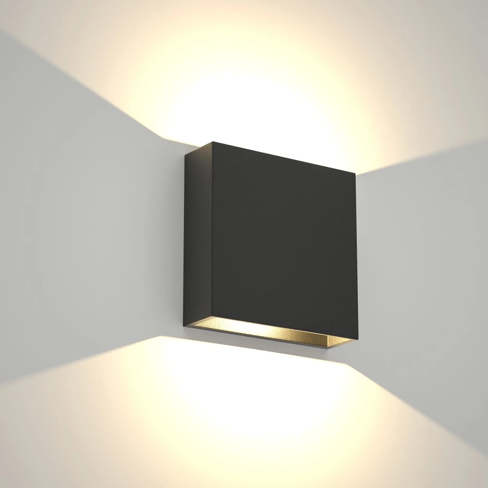 Yellowstone LED 4W 3000K Απλίκα Up-Down Adjustable Εξωτερικού Χώρου Ανθρακί IP65 D:12x12cm  - it-Lighting