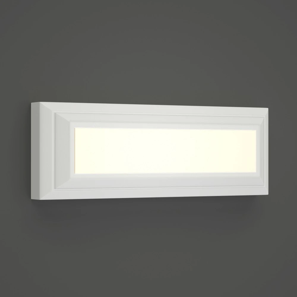 Willoughby LED 4W 3CCT Απλίκα Εξωτερικού Χώρου Λευκό D:22cmx8cm - it-Lighting
