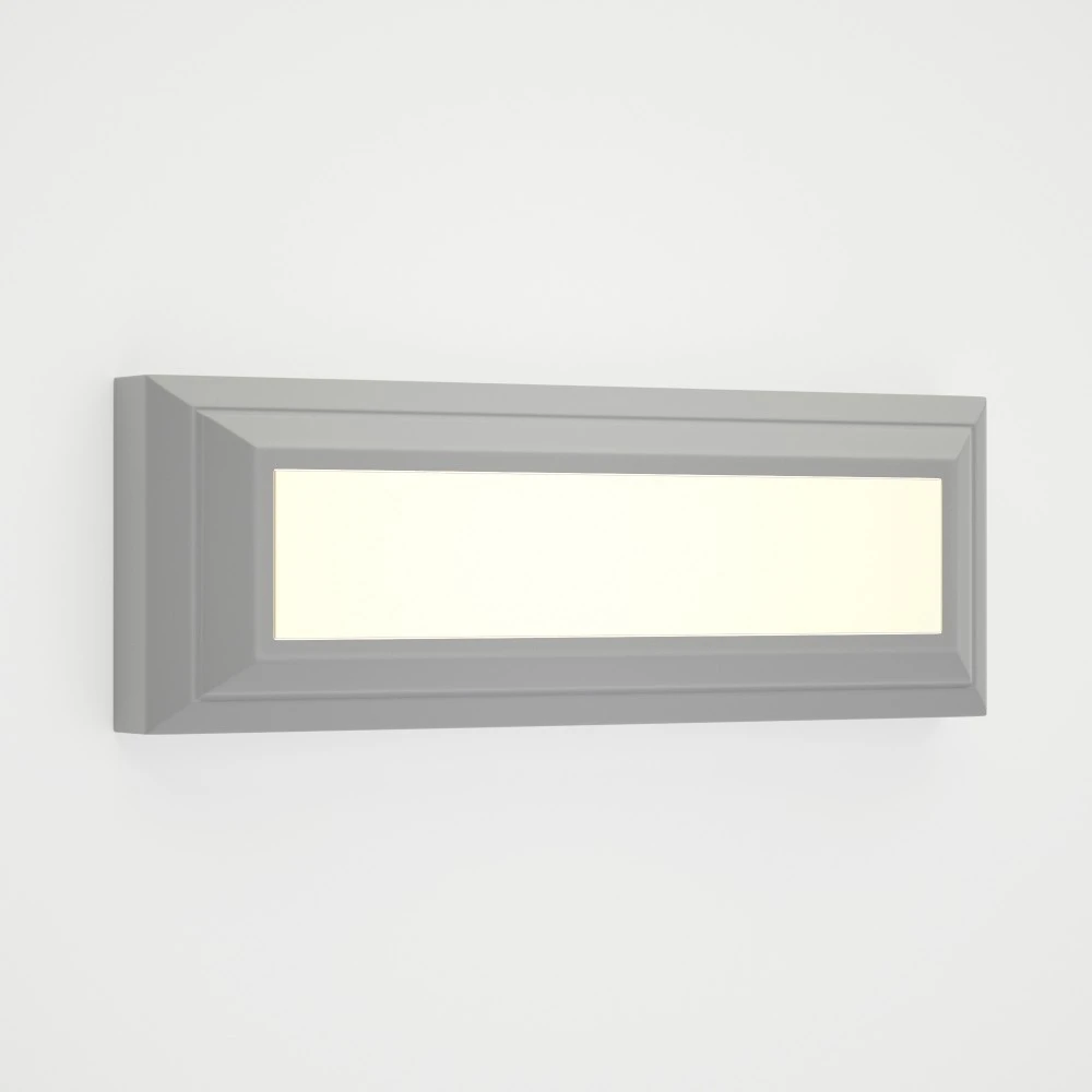 Willoughby LED 4W 3CCT Απλίκα Εξωτερικού Χώρου Γκρι D:22cmx8cm - it-Lighting
