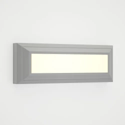 Willoughby LED 4W 3CCT Απλίκα Εξωτερικού Χώρου Γκρι D:22cmx8cm - it-Lighting