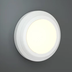 Jocassee LED 3.5W 3CCT Απλίκα Εξωτερικού Χώρου Λευκό IP65 D:15cmx2.7cm - it-Lighting