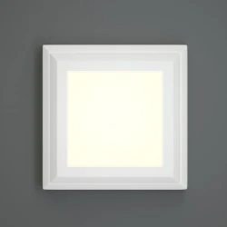 George LED 3.5W 3CCT Απλίκα Εξωτερικού Χώρου Λευκό IP65 D:12.4cmx12.4cm - it-Lighting