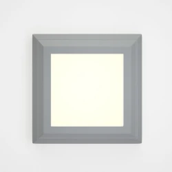 George LED 3.5W 3CCT Απλίκα Εξωτερικού Χώρου Γκρι IP65 D:12.4cmx12.4cm - it-Lighting
