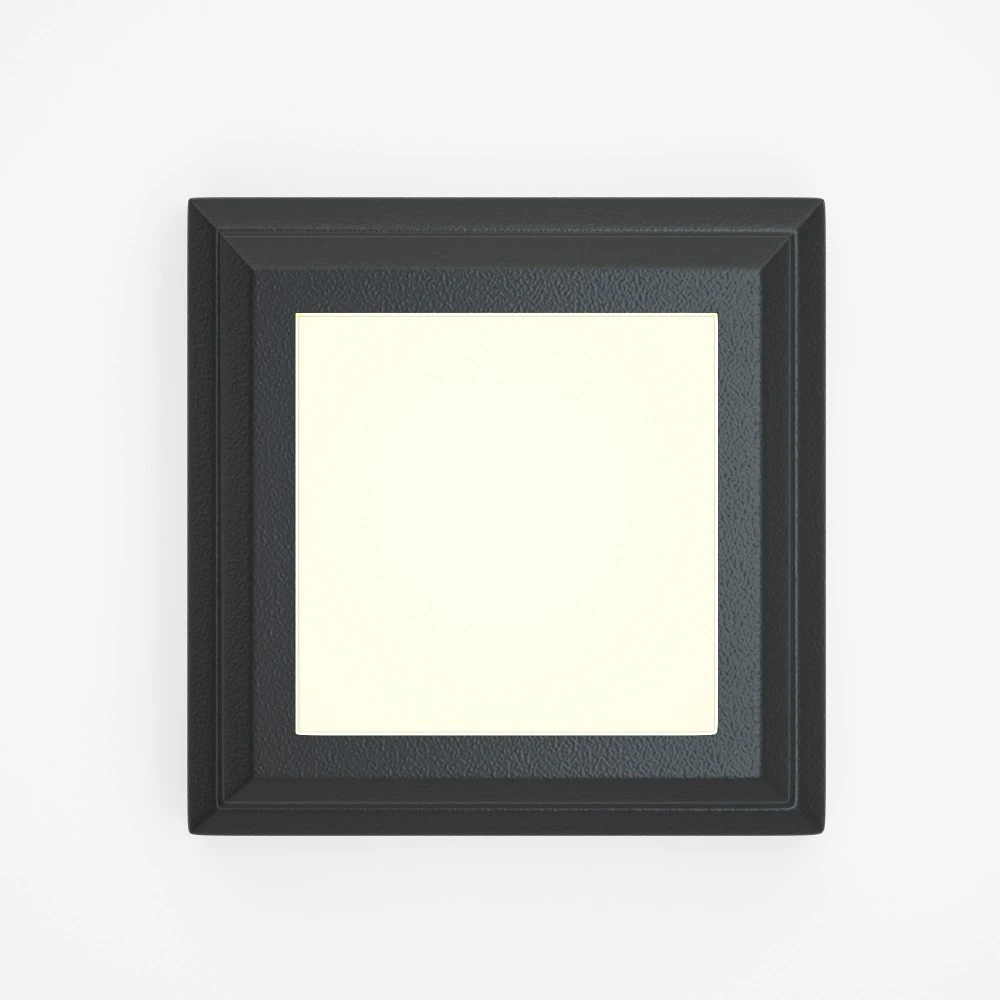 George LED 3.5W 3CCT Απλίκα Εξωτερικού Χώρου Ανθρακί IP65 D:12.4cmx12.4cm - it-Lighting