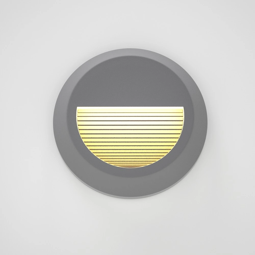 Maroon LED 2W 3CCT Απλίκα Εξωτερικού Χώρου Γκρι IP65 D:15cmx2.7cm - it-Lighting