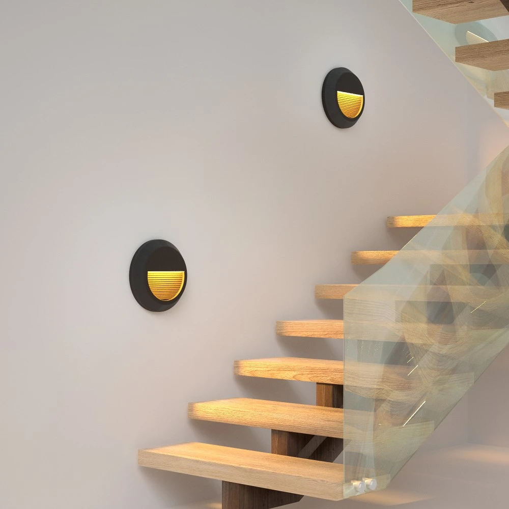 Maroon LED 2W 3CCT Απλίκα Εξωτερικού Χώρου Ανθρακί IP65 D:15cmx2.7cm - it-Lighting