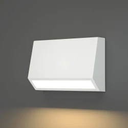 LED 3W 3CCT Απλίκα Εξωτερικού Χώρου Λευκό IP65 D10cmx7cm - it-Lighting