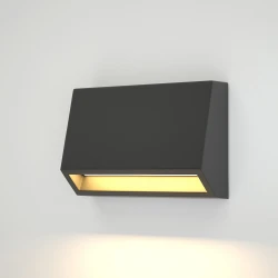 LED 3W 3CCT Απλίκα Εξωτερικού Χώρου Ανθρακί IP65 D10cmx7cm - it-Lighting