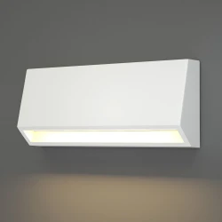 LED 3W 3CCT Απλίκα Εξωτερικού Χώρου Λευκό IP65 D16cmx7cm - it-Lighting