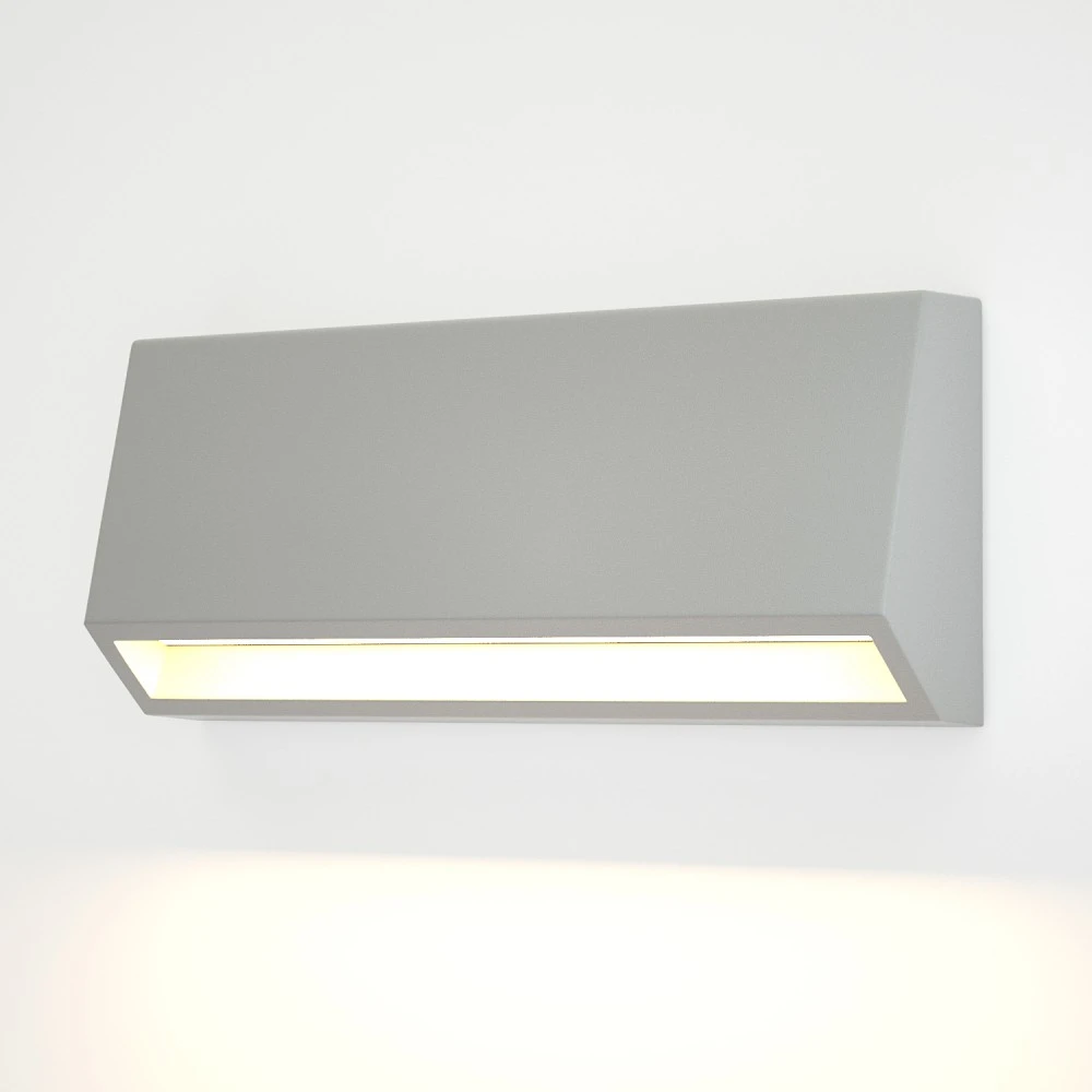 LED 3W 3CCT Απλίκα Εξωτερικού Χώρου Γκρι IP65 D16cmx7cm - it-Lighting
