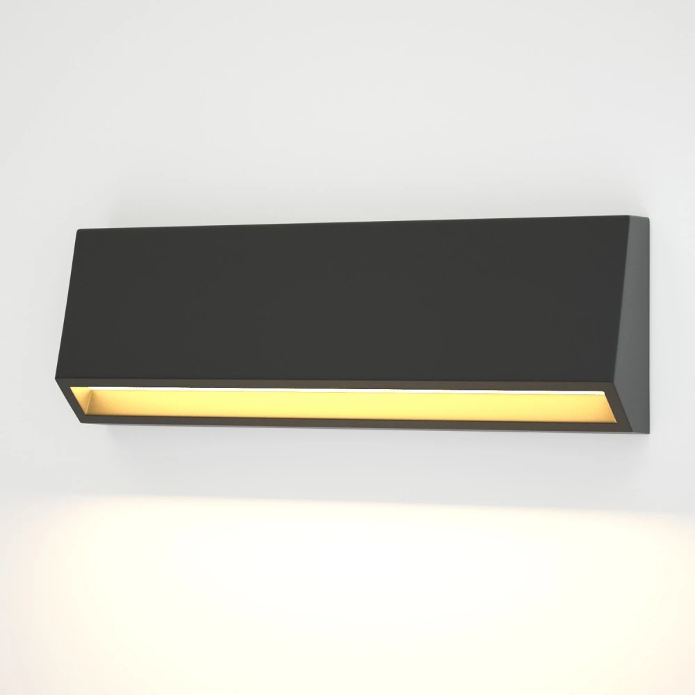 LED 4W 3CCT Απλίκα Εξωτερικού Χώρου Ανθρακί IP65 D22cmx8cm - it-Lighting