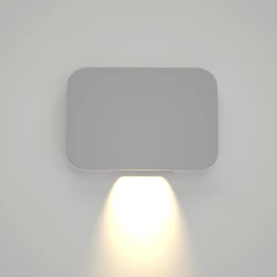 Silver LED 1W 3000K Απλίκα Εξωτερικού Χώρου Γκρι IP65 D:5x7cm - it-Lighting
