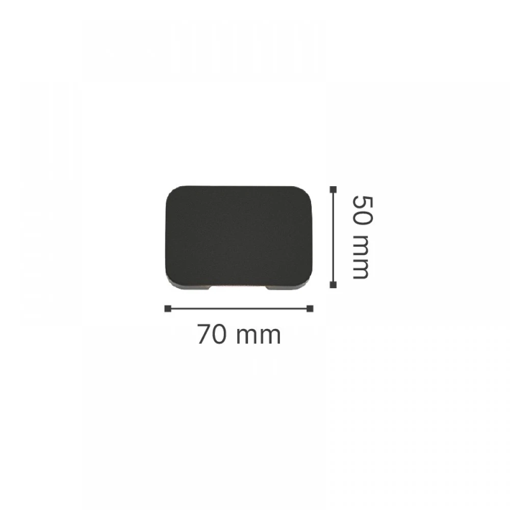 Silver LED 1W 3000K Απλίκα Εξωτερικού Χώρου Λευκό IP65 D:5x7cm - it-Lighting