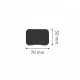 Silver LED 1W 3000K Απλίκα Εξωτερικού Χώρου Λευκό IP65 D:5x7cm - it-Lighting
