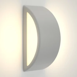Clear 1xE27 Απλίκα Εξωτερικού Χώρου Up-Down Γκρι E27 D:32cmx13cm - it-Lighting