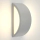 Clear 1xE27 Απλίκα Εξωτερικού Χώρου Up-Down Γκρι E27 D:32cmx13cm - it-Lighting