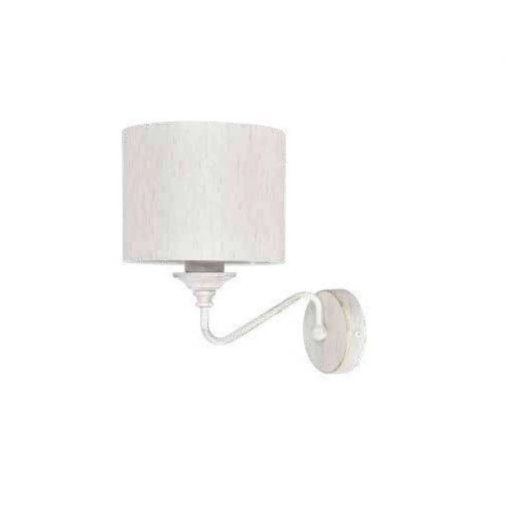 Inlight Επιτοίχο φωτιστικό Από Λευκή Πατίνα 1xE27 - LUXIA ELARA