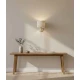 Inlight Επιτοίχο φωτιστικό Από Λευκή Πατίνα 1xE27 - LUXIA ELARA