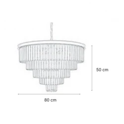 Inlight Κρεμαστό φωτιστικό από Κρύσταλλα 15xE14 - LUXIA MAESTA