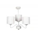 Inlight Κρεμαστό φωτιστικό Από Λευκή Πατίνα 3xE27 - LUXIA ELARA