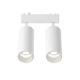 InLight Φωτιστικό LED 2x9W 3000K για Ultra-Thin μαγνητική ράγα σε λευκή απόχρωση D:16cmX4,4cm