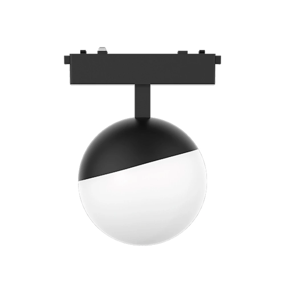 InLight Φωτιστικό LED 6W 3000K για Ultra-Thin μαγνητική ράγα σε μαύρη απόχρωση D:10x16cm