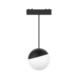 InLight Φωτιστικό LED 6W 3000K για Ultra-Thin μαγνητική ράγα σε μαύρη απόχρωση D:10cm