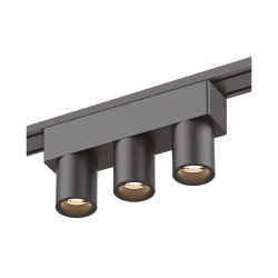 InLight Φωτιστικό LED 6W 3000K για Ultra-Thin μαγνητική ράγα σε μαύρη απόχρωση D:12,5cmX5,5cm