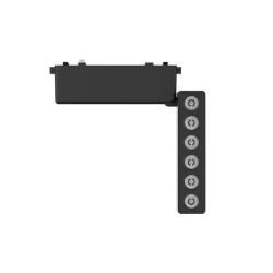 InLight Φωτιστικό LED 6W 3000K για Ultra-Thin μαγνητική ράγα σε μαύρη απόχρωση D:12,2cmX8cm
