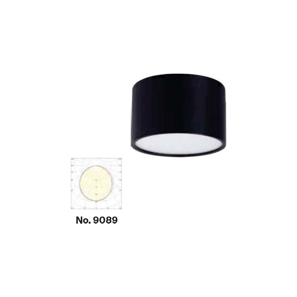 InLight Φωτιστικό Σποτ Οροφής Μαύρο LED 9W 3CCT NYX ZENITH