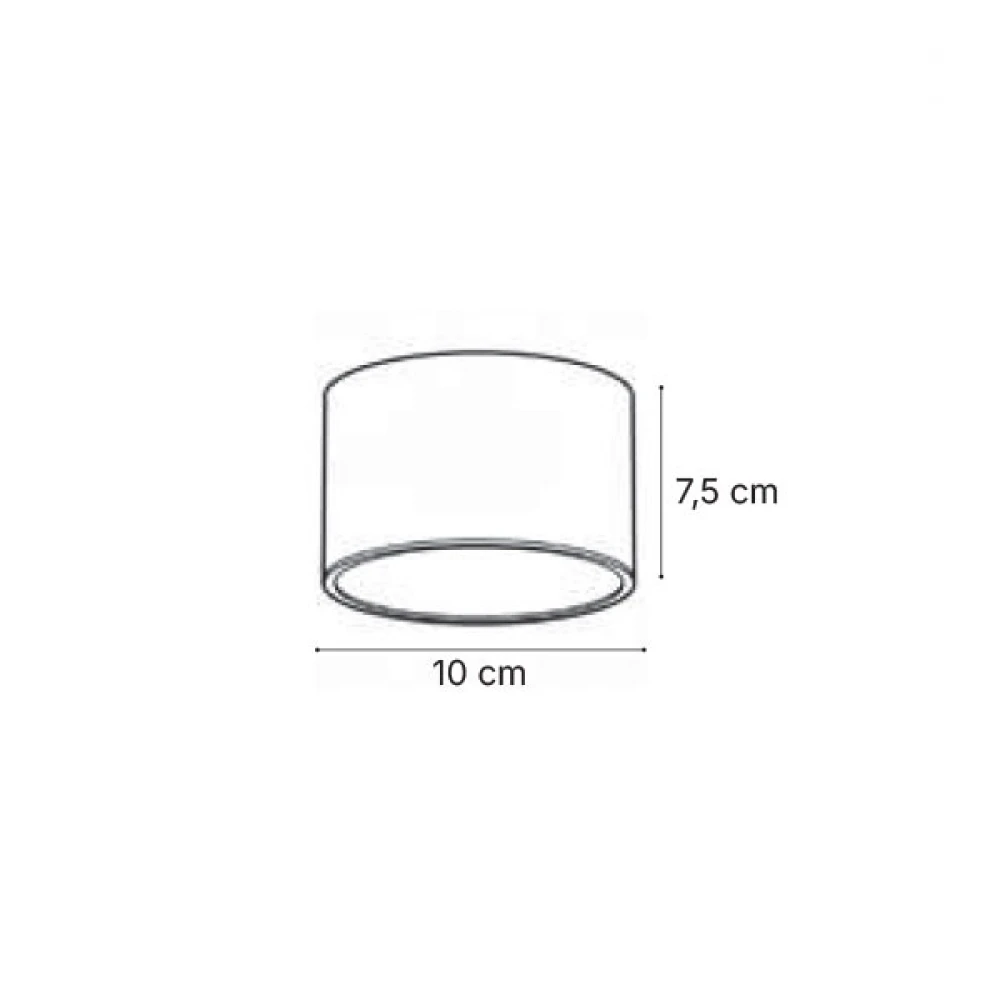 InLight Φωτιστικό Σποτ Οροφής Μαύρο LED 9W 3CCT NYX ZENITH