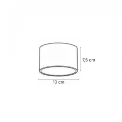 InLight Φωτιστικό Σποτ Οροφής Μαύρο LED 9W 3CCT NYX ZENITH