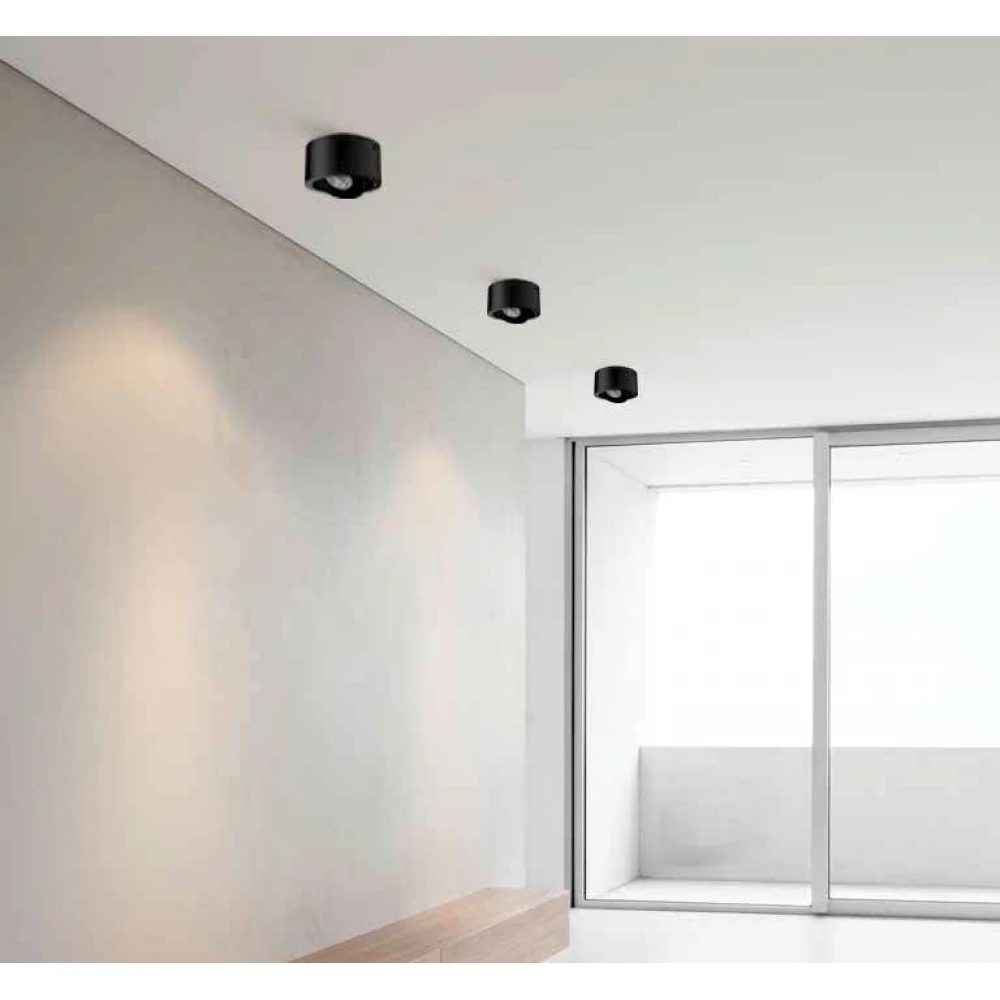 InLight Φωτιστικό Σποτ Οροφής Μαύρο LED 9W 3CCT NYX ZENITH