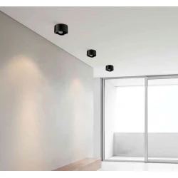 InLight Φωτιστικό Σποτ Οροφής Μαύρο LED 9W 3CCT NYX ZENITH