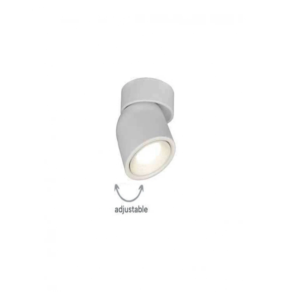 InLight Φωτιστικό Σποτ Οροφής Λευκό LED 7W 3000Κ - ADJUSTABLE NYX ZENITH