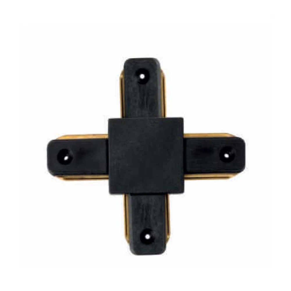 Σύνδεσμος Μαύρος Μονοφασικής Ράγας Μαύρο - InLight