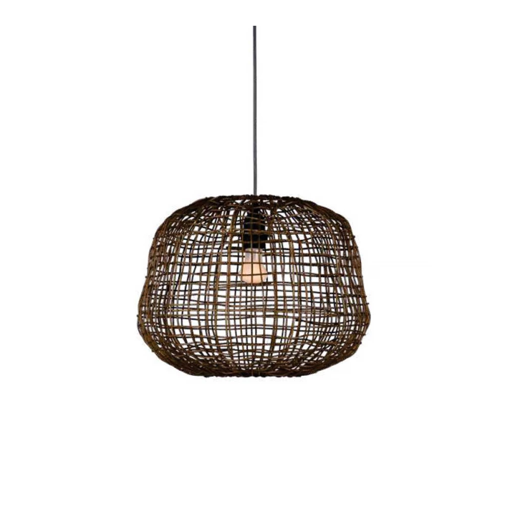 Κρεμαστό Φωτιστικό από σχοινί 1xE27 D:30cm SOLA FORM - InLight