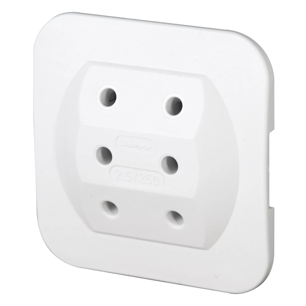 Πολλαπλό Σουκο Σε 3 Διπολικά Λευκό 3x 2.5A 250 V - Kopp
