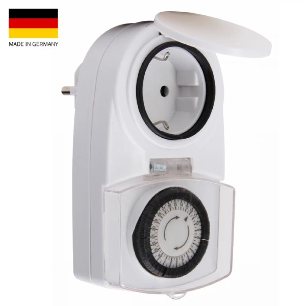 Εξωτερικός Μηχανικός Χρονοδιακόπτης Ημερήσιος IP44 16A 230V 3680W - Kopp