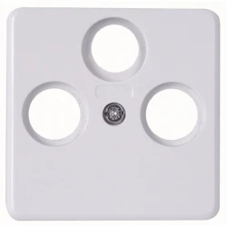 Πρίζα TV-FM SAT Διελεύσεως Σε Λευκό Χρώμα HK02 - Kopp